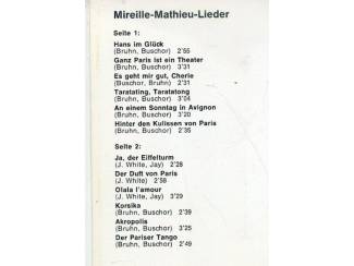Cassettebandjes Lena Berg singt Lieder von Mireille Mathieu 12 nrs cassette