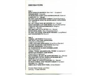 Cassettebandjes Grosses Blasorchester Und Chor &ndash; Oberbayern 28 nrs cassette