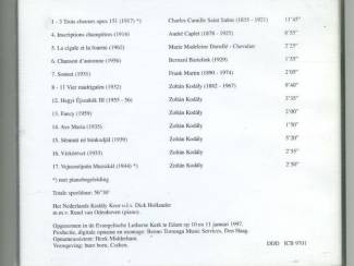 CD Het Nederlands Kod&aacute;ly Koor olv Dick Hollander CD 1997 ZGAN