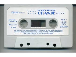 Cassettebandjes Daar zijn de liedjes van Oranje weer deel 3 28 nrs cassette