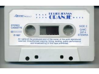 Cassettebandjes Daar zijn de liedjes van Oranje weer deel 3 28 nrs cassette