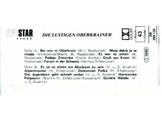 Cassettebandjes Die Lustigen Oberkrainer &ndash; Bei uns in Oberkrain 12 nrs ZGAN