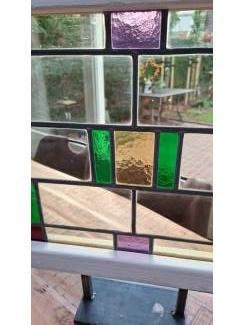 Curiosa Glas in Lood op standaard