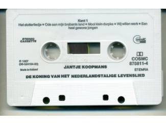Cassettebandjes Jantje Koopmans koning van het Nederlandstalige levenslied
