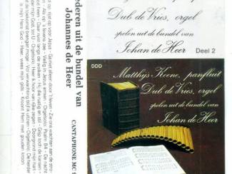 Cassettebandjes Liederen uit de bundel van Johannes de Heer 18 nrs cassette