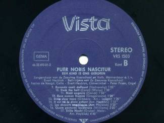 Kerst Zeeuwse koorschool Puer Nobis Nascitur 17 nrs Kerst LP ZGAN