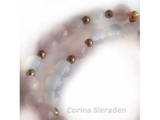 Armbanden Armbandenset van natuursteen