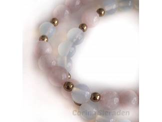 Armbanden Armbandenset van natuursteen