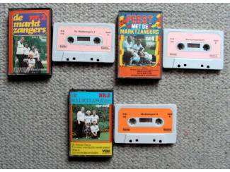 De Marktzangers 3 cassettes &euro;2,50 per stuk 3 voor &euro;6 ZGAN
