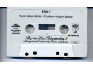 Cassettebandjes Thijs van Leer &ndash; Introspection 3 8 nrs cassette 1977 ZGAN