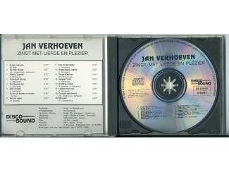 CD Jan Verhoeven Zingt met liefde en plezier 16 nrs CD ZGAN