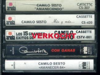 Cassettebandjes Camilo Sesto 4 verschillende cassettes &euro;2,50 p/s 4 voor &euro;8