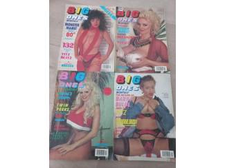 Magazines en tijdschriften 4 x Big Ones Vintage Adult Magazine - Erotiek Sex Jaren 80/90