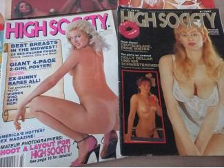 Magazines en tijdschriften 6x Vintage xxx Magazine ; High Society, Revelation, Club Jaren 80