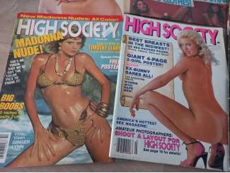 Magazines en tijdschriften 6x Vintage xxx Magazine ; High Society, Revelation, Club Jaren 80