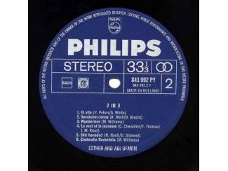 Grammofoon / Vinyl Esther & Abi Ofarim 2 in 3 London Munchen Paris LP 1967 ZGAN