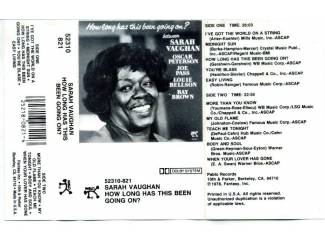 Cassettebandjes Sarah Vaughan &ndash; How Long Has This Been Going On? 10 nrs ZGAN