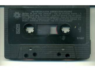 Cassettebandjes 20 Gezellige Zeemansliedjes cassette ZGAN