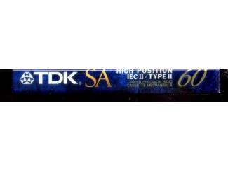 Cassettebandjes TDK SA 60EA Type II cassette For CD NIEUW GESEALD