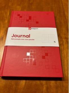 Denksport Journal met pauzepuzzels hardcover