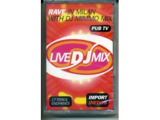 Cassettebandjes Live DJ Mix Rave In Milan 18 nrs cassette 1994 NIEUW GESEALD