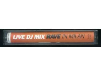 Cassettebandjes Live DJ Mix Rave In Milan 18 nrs cassette 1994 NIEUW GESEALD