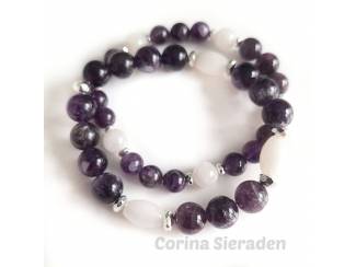 Armbanden Armbandenset van natuursteen