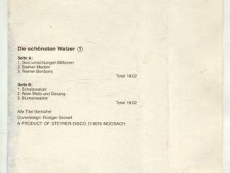 Cassettebandjes Die Sch&ouml;nsten Walzer Folge 1 & 2 11 nrs 2 cassettes ZGAN