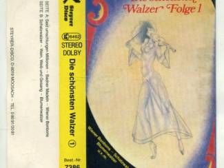 Cassettebandjes Die Sch&ouml;nsten Walzer Folge 1 & 2 11 nrs 2 cassettes ZGAN