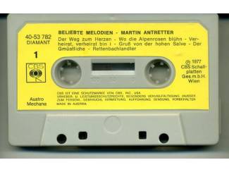Cassettebandjes Martin Antretter Beliebte Melodien 16 nrs cassette 1977 ZGAN