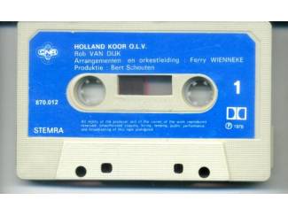 Cassettebandjes Holland Koor O.l.v. Rob van Dijk &ndash; Zingt 12 nrs cassette ZGAN