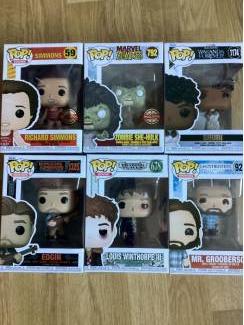 6 Funko Pops