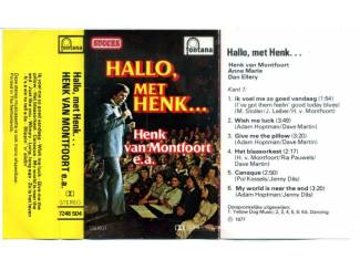 Cassettebandjes Hallo met Henk Henk van Montfoort e.a. 12 nrs cassette ZGAN