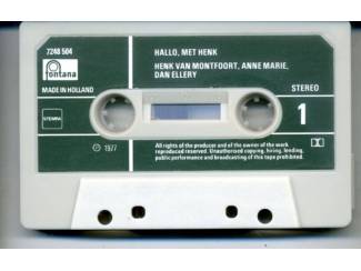 Cassettebandjes Hallo met Henk Henk van Montfoort e.a. 12 nrs cassette ZGAN