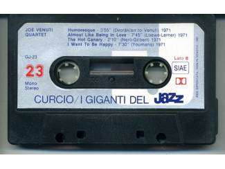Cassettebandjes Joe Venuti Quartet I Giganti Del Jazz 23 cassette 1981 ZGAN