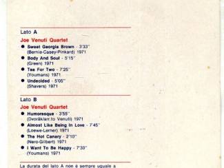 Cassettebandjes Joe Venuti Quartet I Giganti Del Jazz 23 cassette 1981 ZGAN