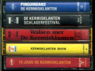 Cassettebandjes De Kermisklanten 5 cassettes &euro;2,50 per stuk 5 voor &euro;10 ZGAN