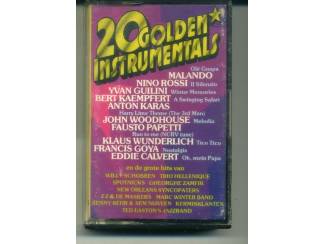 Cassettebandjes 20 Golden Instrumentals cassette 1977 ZGAN