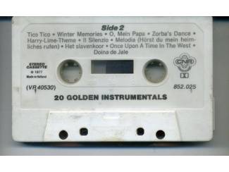 Cassettebandjes 20 Golden Instrumentals cassette 1977 ZGAN
