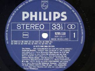 Grammofoon / Vinyl 16 Hits van Oma en Opa Bingo! LP 16 nummers ZEER MOOI