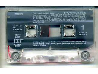 Cassettebandjes Jan Vayne Colours of my Mind 13 nrs cassette 1991 ZGAN