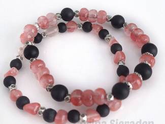 Armbanden Armbandenset van natuursteen