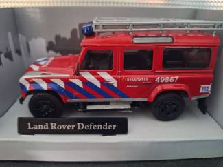 Schaalmodellen Landrover Defender Brandweer NL Schaal 1:43