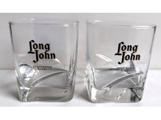 2 Long John Scotch Whisky glazen NIEUWSTAAT