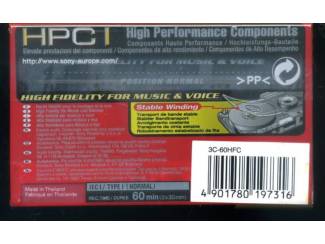 Cassettebandjes 3 pack SONY HF 60 Good for CD NIEUW GESEALD