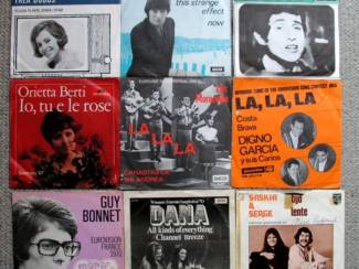 Grammofoon / Vinyl Songfestivals vinyl singles 1958 t/m 1991 &euro;3 p/s gebruikt