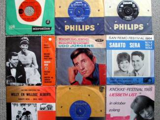 Grammofoon / Vinyl Songfestivals vinyl singles 1958 t/m 1991 &euro;3 p/s gebruikt