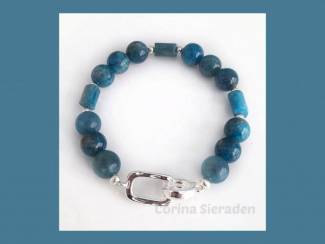 Armband van blue apatiet