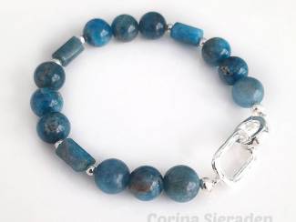 Armbanden Armband van blue apatiet