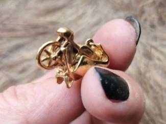 Kettingen Goudkleurige motor bedel.